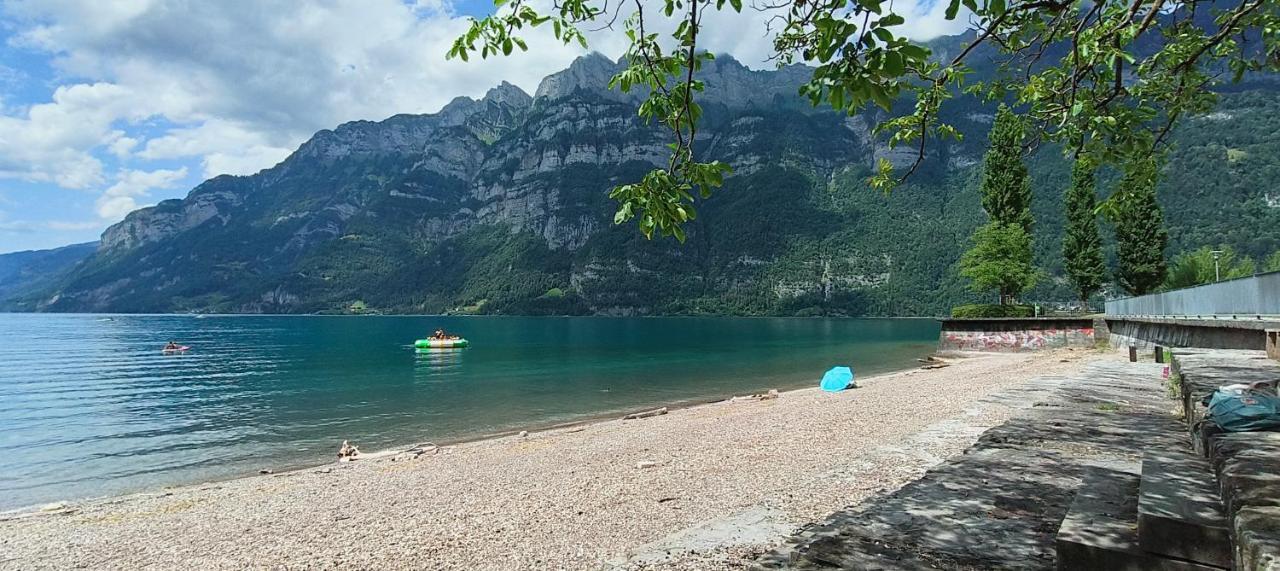 Marina Walensee Hotel Unterterzen Kültér fotó