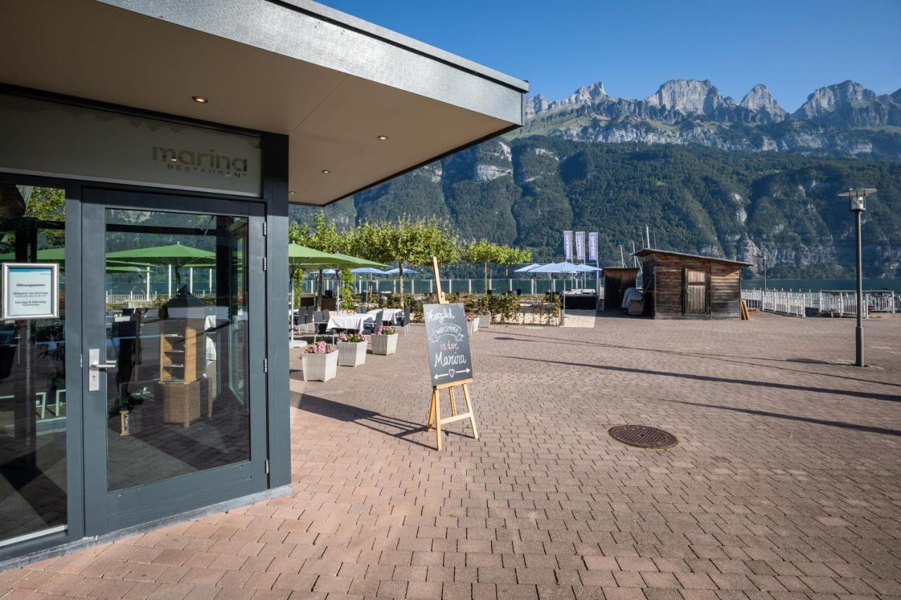 Marina Walensee Hotel Unterterzen Kültér fotó